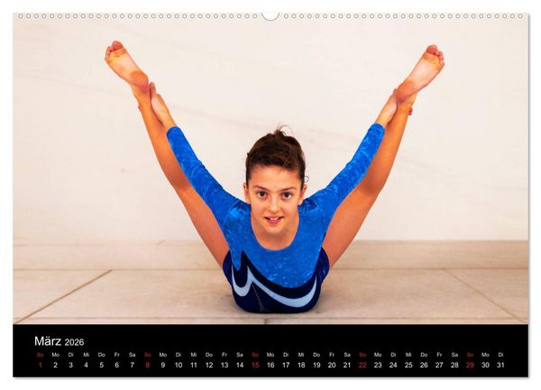 Produktbild: Rhythmische Sportgymnastik (hochwertiger Premium Wandkalender 2026 DIN A2 quer), Kunstdruck in Hochglanz