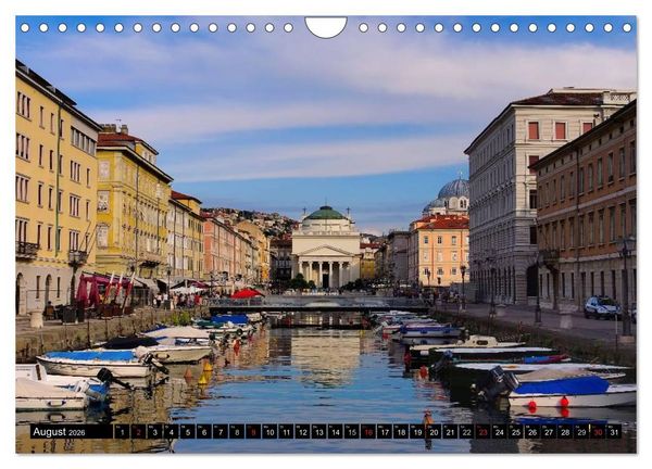 Produktbild: Triest - Habsburger Erbe und italienisches Flair (Wandkalender 2026 DIN A4 quer), CALVENDO Monatskalender