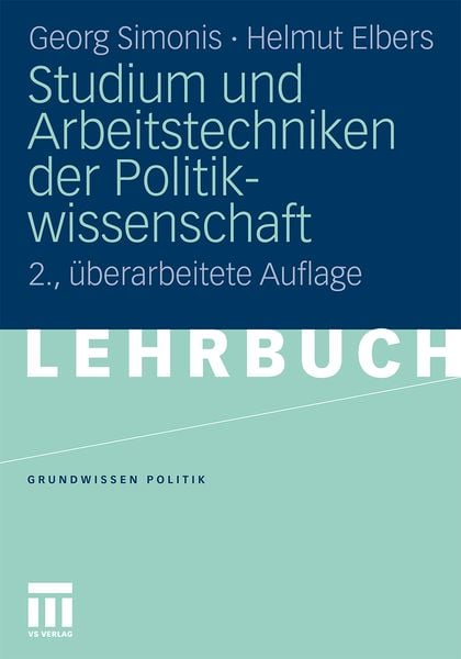 Produktbild: Studium und Arbeitstechniken der Politikwissenschaft
