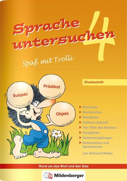 Produktbild: Sprache untersuchen &ndash; Spa&szlig; mit Trolli 4, Druckschrift