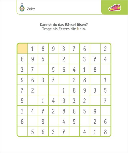 Produktbild: Sudokus f&uuml;r clevere Kids 7+ [gelb]