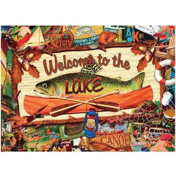 Welcome to the Lake 1000-Piece Puzzle