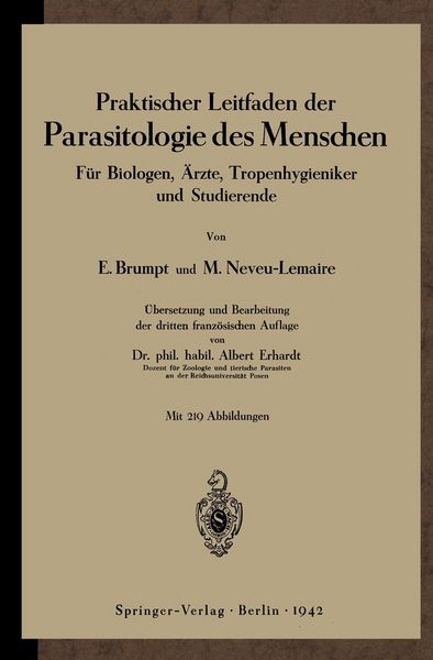 Produktbild: Praktischer Leitfaden der Parasitologie des Menschen