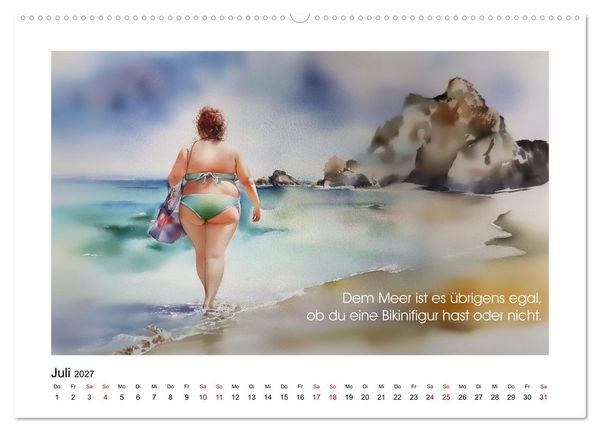 Produktbild: Meer, Strand und Wellen (Wandkalender 2027 DIN A2 quer), CALVENDO Monatskalender