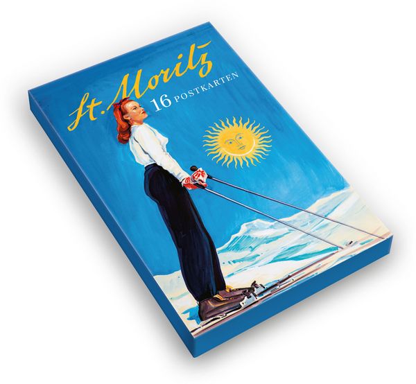 Produktbild: Postkartenset St. Moritz