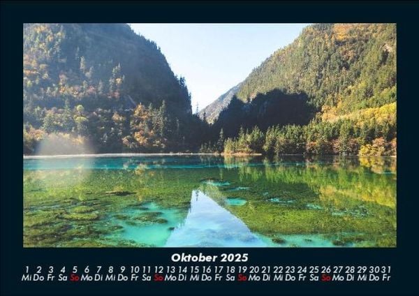 Produktbild: Die Seen der Erde 2025 Fotokalender DIN A5