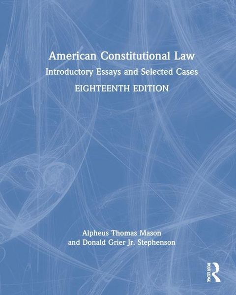 Produktbild: American Constitutional Law