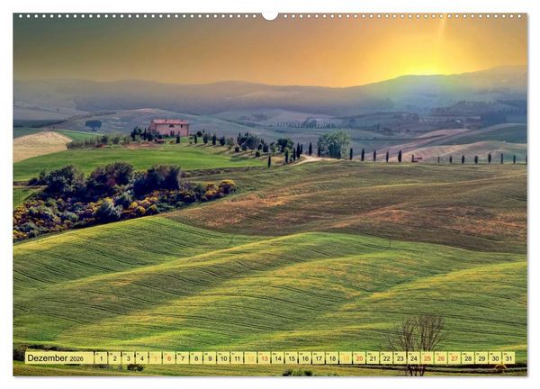 Produktbild: B&uuml;hne frei f&uuml;r die Toskana (hochwertiger Premium Wandkalender 2026 DIN A2 quer), Kunstdruck in Hochglanz