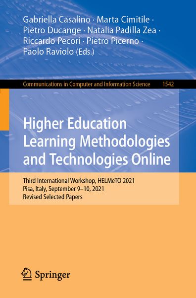 Produktbild: Higher Education Learning Methodologies and Technologies Online