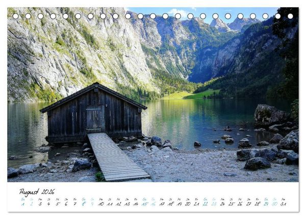 Produktbild: Traumhafter K&ouml;nigssee (Tischkalender 2026 DIN A5 quer), CALVENDO Monatskalender