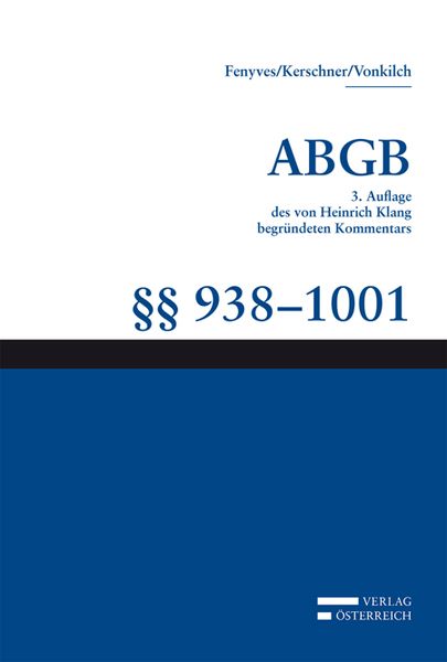 Produktbild: Gro&szlig;kommentar zum ABGB - Klang Kommentar
