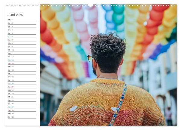 Produktbild: Ein wenig mehr Respekt (hochwertiger Premium Wandkalender 2026 DIN A2 quer), Kunstdruck in Hochglanz