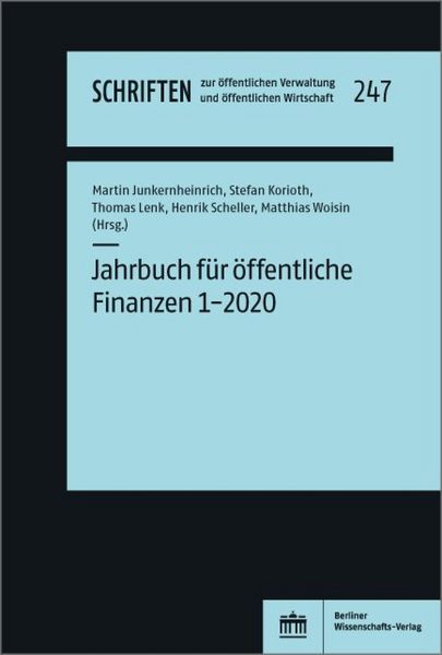 Produktbild: Jahrbuch f&uuml;r &ouml;ffentliche Finanzen (2020) 1