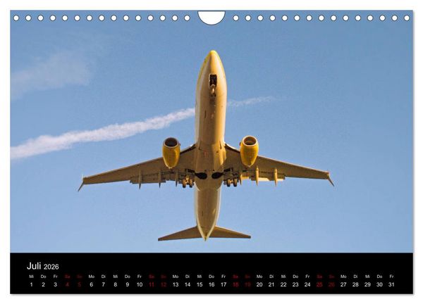 Produktbild: Flieger Tr&auml;ume 2026 (Wandkalender 2026 DIN A4 quer), CALVENDO Monatskalender