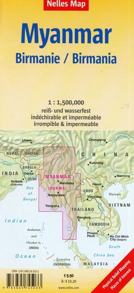 Produktbild: Nelles Map Myanmar