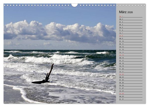Produktbild: Die Ostsee (Wandkalender 2026 DIN A3 quer), CALVENDO Monatskalender