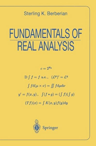 Produktbild: Fundamentals of Real Analysis