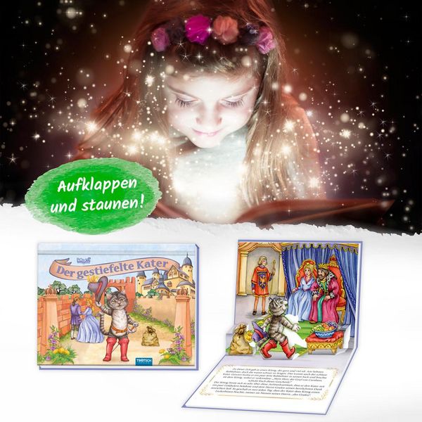 Produktbild: Tr&ouml;tsch M&auml;rchenbuch Pop-up-Buch Der gestiefelte Kater