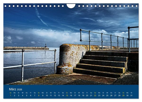 Produktbild: Die Nordmole in Wilhelmshaven. Historisches Relikt und Lieblingsort. (Wandkalender 2026 DIN A4 quer), CALVENDO Monatskalender