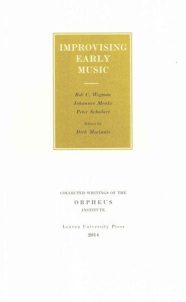 Produktbild: Improvising Early Music