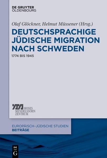 Produktbild: Deutschsprachige j&uuml;dische Migration nach Schweden