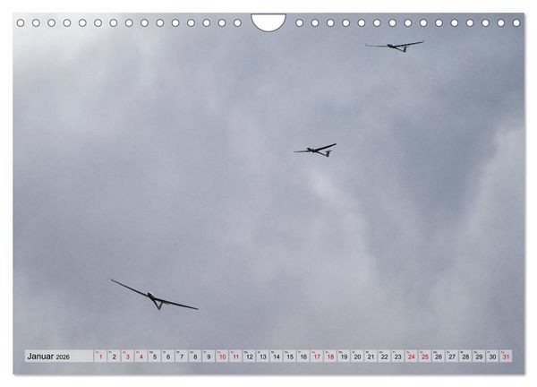 Produktbild: Lautlos durch die Luft - Faszination Segelfliegen (Wandkalender 2026 DIN A4 quer), CALVENDO Monatskalender
