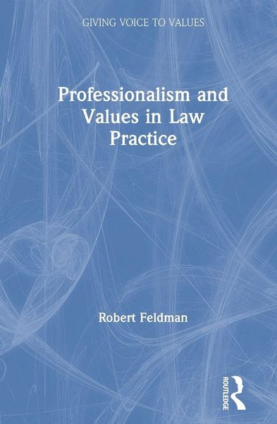 Produktbild: Professionalism and Values in Law Practice