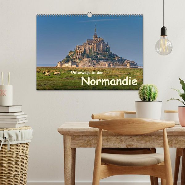 Produktbild: Unterwegs in der Normandie (Wandkalender 2026 DIN A3 quer), CALVENDO Monatskalender