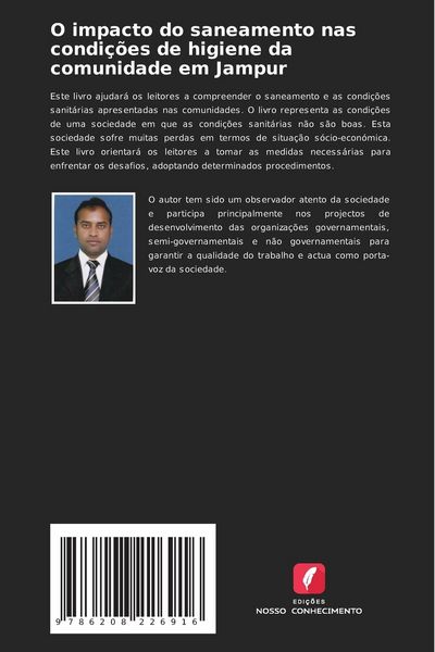 Produktbild: O impacto do saneamento nas condi&ccedil;&otilde;es de higiene da comunidade em Jampur