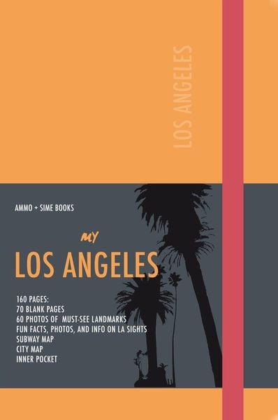 Produktbild: Los Angeles Visual Notebook: Apricot Orange
