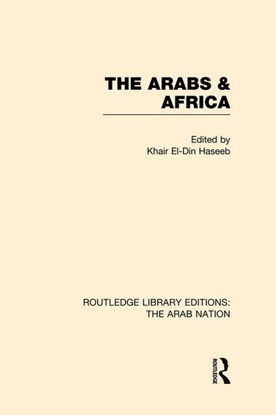Produktbild: The Arabs and Africa (RLE: The Arab Nation)