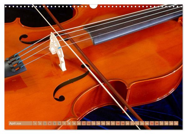 Produktbild: Aus Liebe zur Musik (Wandkalender 2026 DIN A3 quer), CALVENDO Monatskalender