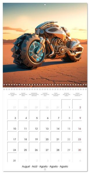 Produktbild: Crazy fantasy Motorbikes (Wall Calendar 2026 12 &times; 12 Inch) CALVENDO 12 Month Wall Calendar