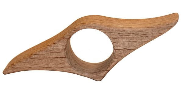 Produktbild: Buch-Seitenhalter aus Buche - Handgefertigt in Berlin - Thumb Thing, Lesezubeh&ouml;r, Buchzubeh&ouml;r, Geschenk f&uuml;r B&uuml;cherliebhaber, Vielleser, fixiert das ge