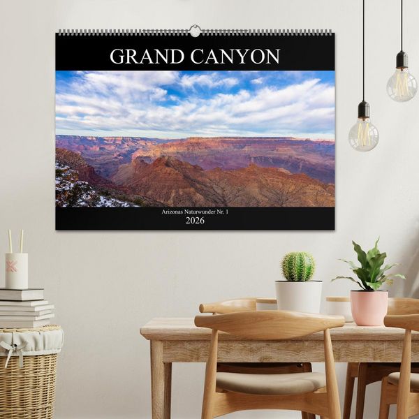 Produktbild: GRAND CANYON - Einblicke (Wandkalender 2026 DIN A2 quer), CALVENDO Monatskalender