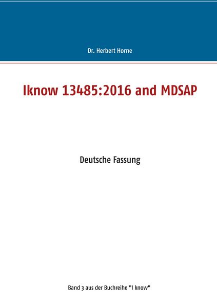 Produktbild: Iknow 13485:2016 and MDSAP