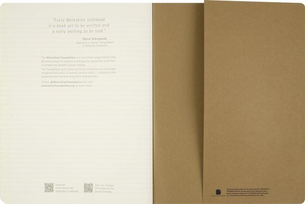 Produktbild: Moleskine Der Herr der Ringe Cahier (3er-Set), XL, liniert, weicher Einband