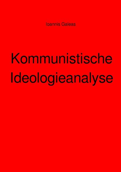 Produktbild: Kommunistische Ideologieanalyse