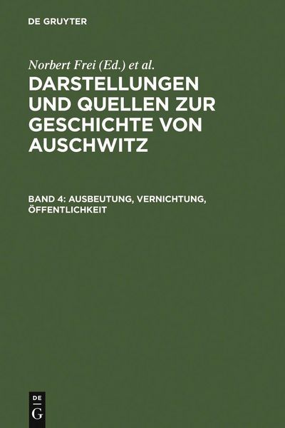 Produktbild: Ausbeutung, Vernichtung, &Ouml;ffentlichkeit