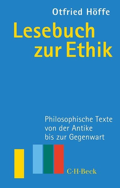 Produktbild: Lesebuch zur Ethik