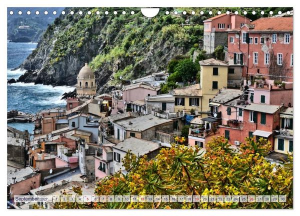 Produktbild: SCHMUCKST&Uuml;CKE der CINQUE TERRE (Wandkalender 2027 DIN A4 quer), CALVENDO Monatskalender