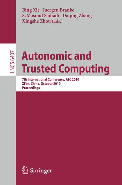 Produktbild: Autonomic and Trusted Computing