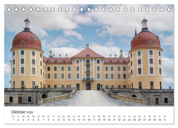 Produktbild: Schl&ouml;sser - Bauwerke der Vergangenheit (Tischkalender 2026 DIN A5 quer), CALVENDO Monatskalender