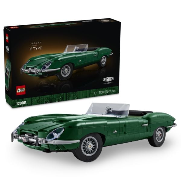 Produktbild: LEGO Icons Jaguar E-Type Modellauto f&uuml;r Erwachsene 11381