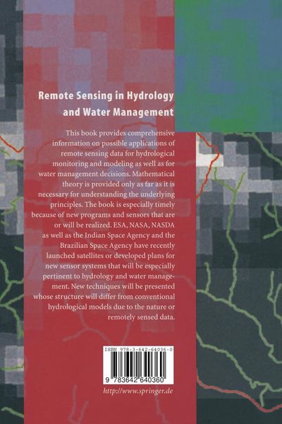 Produktbild: Remote Sensing in Hydrology and Water Management