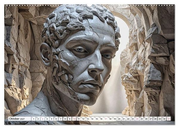 Produktbild: Anima Architectura, der Geist der Steine (hochwertiger Premium Wandkalender 2027 DIN A2 quer), Kunstdruck in Hochglanz