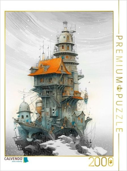 CALVENDO Puzzle Gezeiten der Fantasie | 2000 Teile Lege-Größe 90x67cm Foto-Puzzle für glückliche Stunden