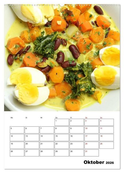 Produktbild: Leckeres mit Bohnen (Wandkalender 2026 DIN A2 hoch), CALVENDO Monatskalender
