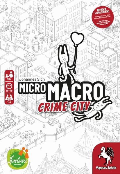 Edition Spielwiese - MicroMacro - Crime City, deutsche Ausgabe