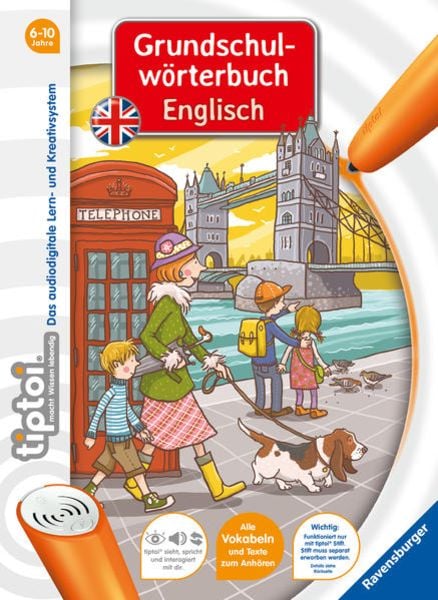Tiptoi Grundschulwörterbuch Englisch, Gebundene Ausgabe von Kirstin Jebautzke, Ravensburger Verlag GmbH